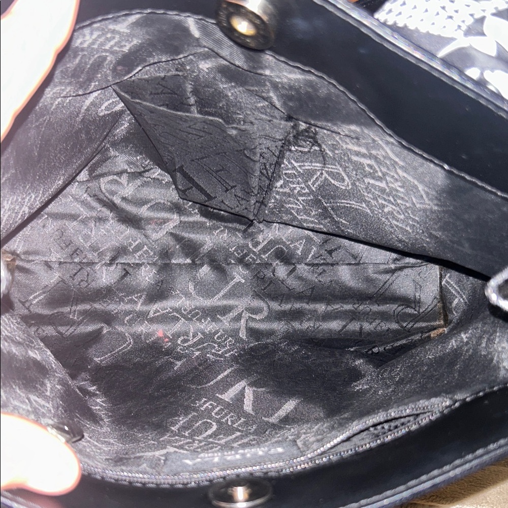 Furla Vintage Black Leather Bag - Picture 8 of 16